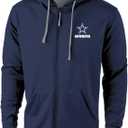 Dunbrooke Men's NFL Apprentice Full-Zip Hoodie, Dallas Cowboys, Navy, XL