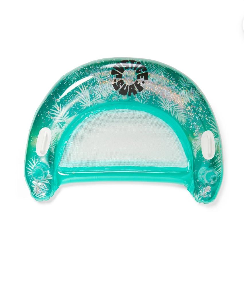 Justice Pool Chair Float,  Color: Teal, Ages Group: 6+, Unisex