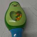 Little Kids Fisher-Price Toddler Toy Shake and Go Bubble Maraca 2-in-1 No Spill Bubble Wand and Musical Toy Maraca | Ages 18+ Months | Includes 4oz of Non-Toxic Bubble Solution