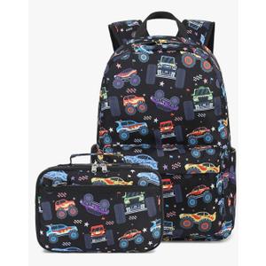 CAMTOP Backpack for Kids, Boys Girls Preschool Backpacks with Lunch Box Toddler Kindergarten School Bookbag Set