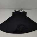 BRXL Built-in Pull Down Shorts and Bra Tennis Dress for Women UPF50+ Athletic Pickleball Workout Sports Active Exercise Golf (Medium, Black)