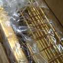 2 Tier Fruit Basket for Kitchen Counter with 2 Banana Hangers, Countertop Metal Fruit Bowl with Wooden Handle, Large Storage Stand for Vegetables, Snacks, Breads, Produce Storage rose gold