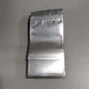 100 Pack Smell Proof Bags 4 x 6 Inch Resealable Mylar Bags Foil Pouch Flat Bag with Clear Window Black