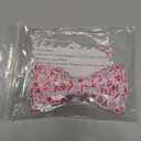 ADOGGYGO Birthday Dog Collars with Bow, Detachable Bowtie, Metal Buckle, Adjustable Girl Pet Birthday Party Supply for Medium Dogs (Medium)