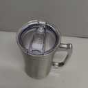 Stainless Steel Double Walled Mugs 20 oz Metal Coffee & Tea Cup Mug Insulated Cups with Handles Keep Drinks Cold or Hot Longer (1Pcs)