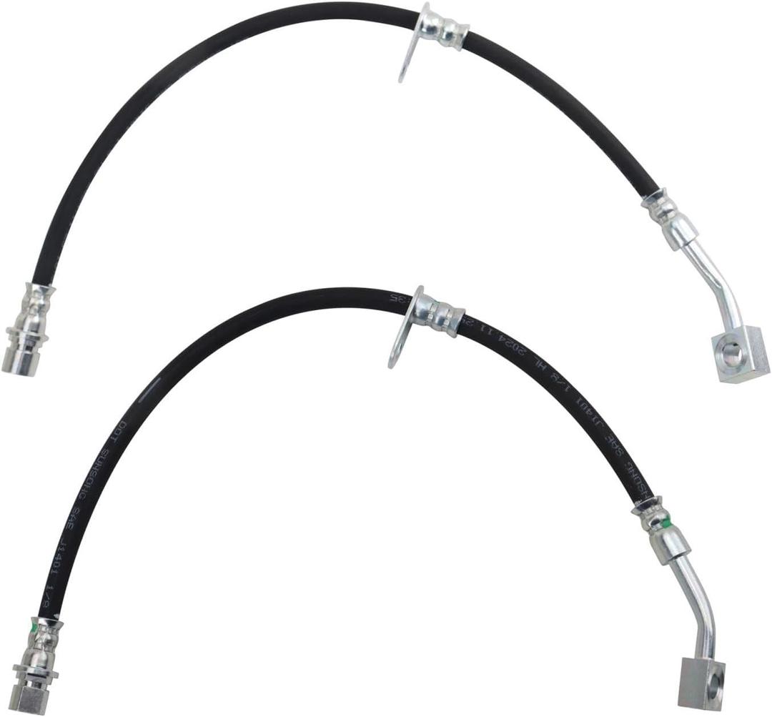 TRQ Brake Hose Set Compatible with 2010-2015 Chevrolet Camaro