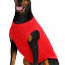Lovelonglong 2019 Summer Pet Clothing, Dog Clothes Blank T-Shirts Ribbed Tanks Top Thread Vests for Large Medium Small Dogs 100% Cotton Red L-XL