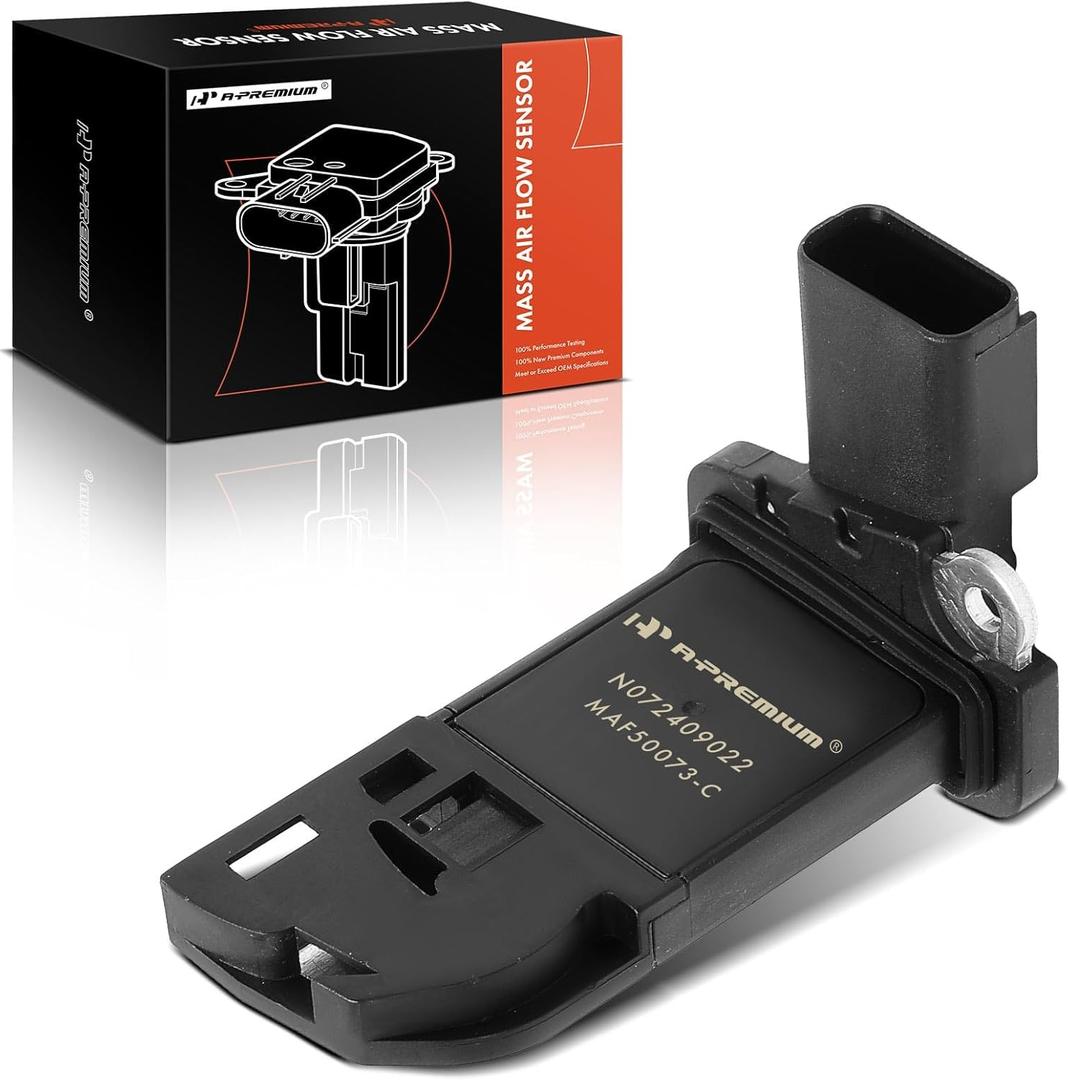 A-Premium Mass Air Flow Sensor Compatible with Ford F-250/F-350/F-450/F-550 Super Duty 2011-2016, F-650/F-750 2016-2018, Escape 2013-2016, Transit Connect 2014-2015