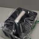 Black Shower Caddy Portable: Plastic Bathroom Caddy Organizer with Handle and Holes, Cleaning Caddy, Hard Shower Basket Storage Tote for Toiletry, College Dorm Room Essentials for Men