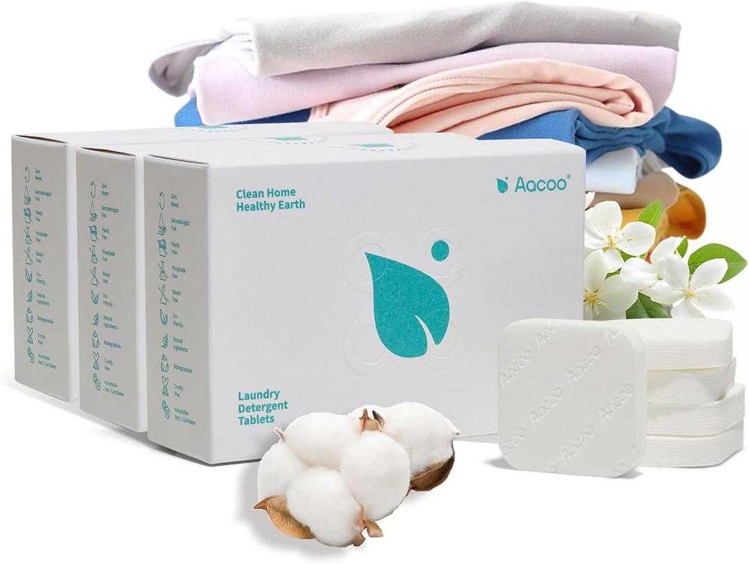Fresh Linen Scent Laundry Detergent Sheets, Ultra Concentrated Heavy Duty Liquidless Laundry Soap, Gentle on Skin, Eco-Friendly & Travel Size, HE Washer Compatible, 90 Ct 3 pack