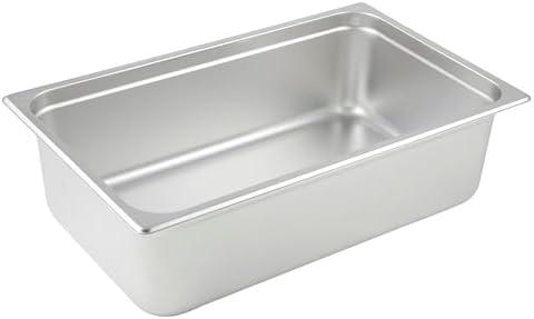 Winco Anti-Jamming Steam Pan, Full-Size x 6-Inch 2 Pack
