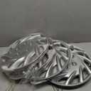 SCITOO Rust-Proof 14-Inch Silver Hubcaps 4-Pack, Quick fit for Various Vehicles, Beautiful Look
