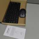 TECKNET Wireless Keyboard and Mouse Combo, Mini Cordless Computer Keyboard and Mouse Set 2.4GHz, Silent Adjustable 1600 DPI, Quiet Click, Lag-Free for Computer, Laptop, PC, Windows, Mac, Chrome OS