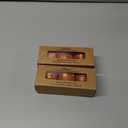 2 x Orange Silk Chiffon Ribbon,Terracotta Frayed Shimmery Silk Ribbon for Bridal Flower Bouquet Christmas Gift Wrapping Wedding Decor Invitations Decorations 1.5" x 15 Yards (5Yards X 3 Rolls)