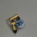 UNWAVER Garden Expandable Telescopic Hose end Adapter with Shut Off Valve Garden Retractable Hose Repair Kit fitting 1Set