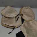 4 Car Headrest Cover Light Brown