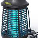 Bug Zapper 4200V for Outdoor and Indoor, 9.84 Ft Power Cord with Switch, Waterproof Electric Mosquito Zappers(3rd Generation), Mosquito lamp, Electronic Bug Zapper Light Bulb, Black