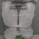 Beistle White Fairy Wings  2 Pack, Small Lightweight Nylon Butterfly Costume Wings with Elastic Straps, Fantasy Cosplay Accessories for Halloween, Fairy Dress-Up Parties and Events, 14.5 x 16