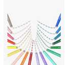 AECHY 18PCS Curve Highlighter Pen Set, Dual Tip Marker Pens with 18 Different Curve Shapes & 18 Colors Mark Lines, Aesthetic Curve Marker Highlighter for Journal Planner School Supplies