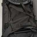 Amazon Basics 30-Inch Large Rolling Duffel Bag with Wheels and Handle, Durable Ripstop Polyester, 2 Layers of Space, Multiple Interior and Exterior Pockets, Black