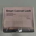 Anweller Smart Cabinet Lock, Hidden No Drill Adhesive Baby Proofing Child Proof Drawer Locks, Keyless RFID Bluetooth Cabinet Locks for Adults File Kitchen Cupboard Closet Liquor - Black