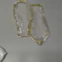 9 Inch Brass Lamp Harp Holder Kits with Finials and Detachable Saddle Bases, Light Duty, Saangseon Set of 2 DIY Lighting Accessories Horn Frame Lampshade Brackets