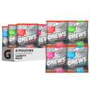 Gatorade Energy Chews, 4 Flavor Variety Pack, Caffeine Free, B12, 1.06 oz - 100 Calorie Pouches, (8 Pack) (BBD 12/05/2026)