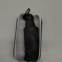 TIME LOVER Compact Travel Umbrella - Portable Mini Folding Umbrella with UV Protection for Rain, Girls and Women (Black)