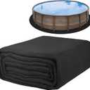 TIEBOLA 15 Foot Eco-Friendly Round Pool Liner Pad - Prevent Punctures and Extend The Life of Your Above Ground Swimming Pool or Hot Tub Liner, Eco-Friendly Above Ground Pool Liner pad