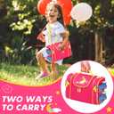 Carrying Case Compatible with Little Tikes Story Dream Machine Books Starter Set and Character, Portable Storage Carrier Bag for Travel and Home Storage (Red)