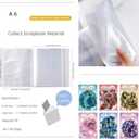 PET Stickers Set, 180 PCS Sheets for Scrapbooking, Junk Journaling, Crafting, DIY Projects, Diaries, and Art Supplies.(Age Flowers)