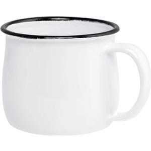 Small White Enamel Mug