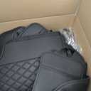 Fit Maverick Car Seat Covers for Ford Maverick 2022-2025 2026 - Luxury Leather, Anti-Slip, All-Weather Seat Cushions, Waterproof & Breathable, Airbag Compatible, Full 5-Seat Set (Black)