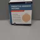 30 Pack Freestyle Adhesive Patches, Sensor Covers Intended for Freestyle Libre 2/3-Enlite-Medtronic Guardian, CGM Sensor Patches, No Glue in The Center, Long Fixation for Your Sensor(Tan)