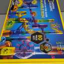 NATIONAL GEOGRAPHIC Glowing Marble Run Construction Set with 15 Glow in The Dark Glass Marbles & Storage Bag, STEM Gifts for Boys and Girls, Building Project Toy 