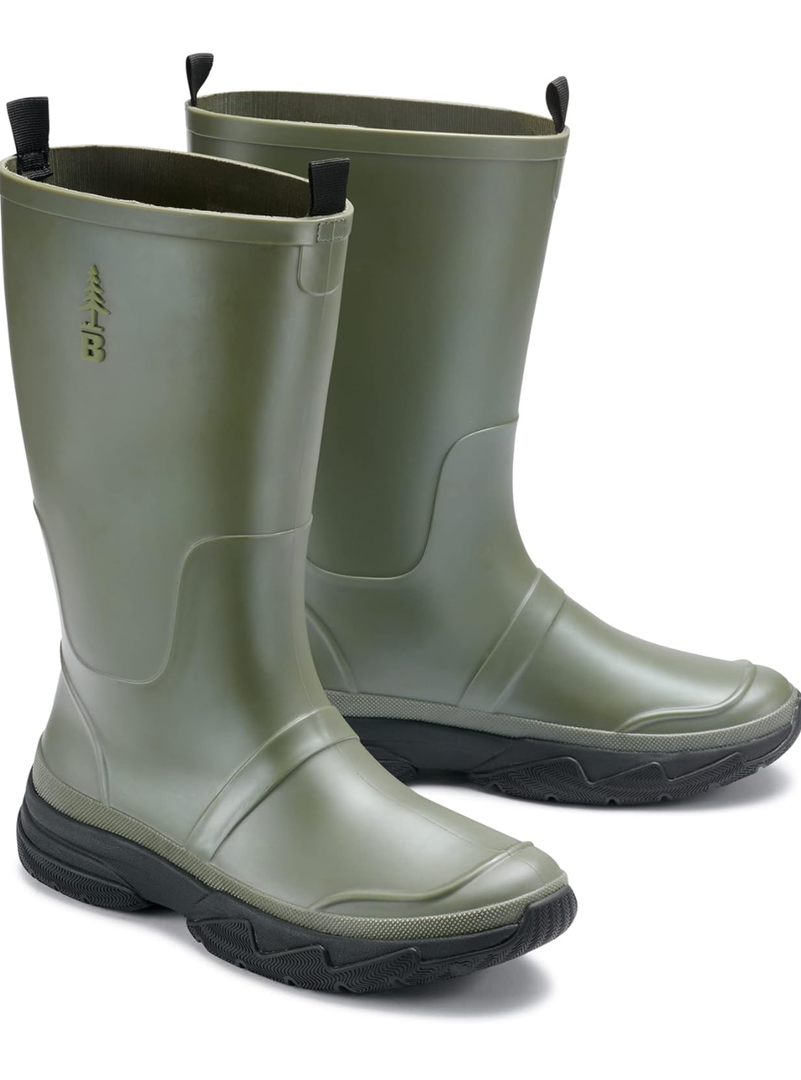 BASS OUTDOOR Men's Breathable Field Rainboot Waterproof Knee High Boot US 10M