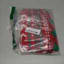 KOOLTAIL Cat Sweater Turtleneck- Soft Knit Cat Christmas Sweaters for Cats Only, Elk Christmas Tree Pattern Thick Warm Cold Weather Pet Clothes Outfit for Small Medium Large Size Kitten Puppy Red L