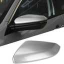1Pc Left Driver Side Car Mirror Cover Replacement For Honda Civic 2016 2017 2018 2019 2020 Silver Rearview Mirror Cover Cap Replacement 76251-TBA-A11