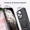 TIANLI Designed for iPhone 11 Case with Magnetic Invisible Ring Stand [Compatible with Mag-Safe] [Military Drop Protection] Shockproof Anti-Slip Scratch Resistant Cover for iPhone 11 6.1 Inch,Black