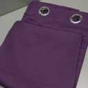 ChrisDowa Grommet Blackout Curtains for Bedroom and Living Room  Thermal Insulated Room Darkening Curtains  (Royal Purple, 52W x 63L)