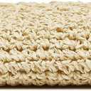 Straw Beach Bags For Women Rattan Purses Summer Straw Handwoven Bag Raffia Handbag Shoulder Bag Cross-body Square Bag (Black2)