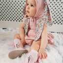 Toddler Baby Girl Easter Outfit Sister Mathing Clothes Bunny Romper/Dress Bodysuit with Rabbit Ear Tail Summer Clothes (Pink)