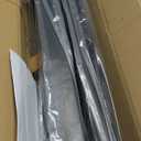 Muzata Black Cable Railing Post 42 Inch 42"x2"x2" Level Drilled Surface Mount T304 Stainless Steel Cable Railing System Kit Indoor Outdoor with Paper User Guide PS01 BH4L