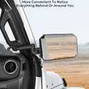 JOYTUTUS Mirrors Doors Off Compatible with 2018-2023 Wrangler JL/JLU & Gladiator JT, JL Side Mirrors with Ball Adapter, Wider View No Vibrate & Wobble (NOT FIT 2024-2026 Wrangler & Gladiator JT)