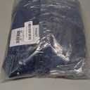 StangH Navy Blue Velvet Valance Curtains - Luxury Blackout Scalloped Valances for Kitchen/Office, Rod Pocket Privacy Home Decoration for Living Room, W52 x L18, 2 Panels