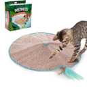 SmartyKat Hidden Hijinks Toy for Indoor Cats & Kittens, Electronic Interactive Motion Toy, Featuring Teaser Wand, Plus Replaceable Batteries Included