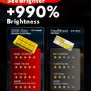 Firehawk H4/9003/HB2 LED Bulbs 70000LM 6000K Cool White, 5-Min Plug-N-Play Fog Light, Pack of 2