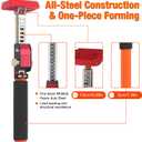 Cabinet Jacks, Adjustable Support Pole, Third Hand Tool, Extends 35-63 Inch (90-160cm), 150 lb Capacity | Thickened All-Steel with Dual Safety Lock, 2 Pack