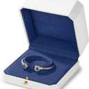 Leather Bracelet Gift Box Bangle Holder Octagonal Jewelry Gift Box For Bangle Bracelet Storage