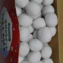 Fovths 200 Pack Snow Toy Ball for Kids 2 Inch Artificial Snow Fight Ball Set Realistic Fake Snow Toss Ball Set for Indoor & Outdoor Snow Fight Christmas Tree Decoration and Winter Family Toss Games